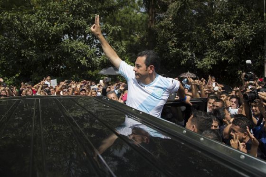 El cómico Jimmy Morales, elegido presidente de Guatemala
