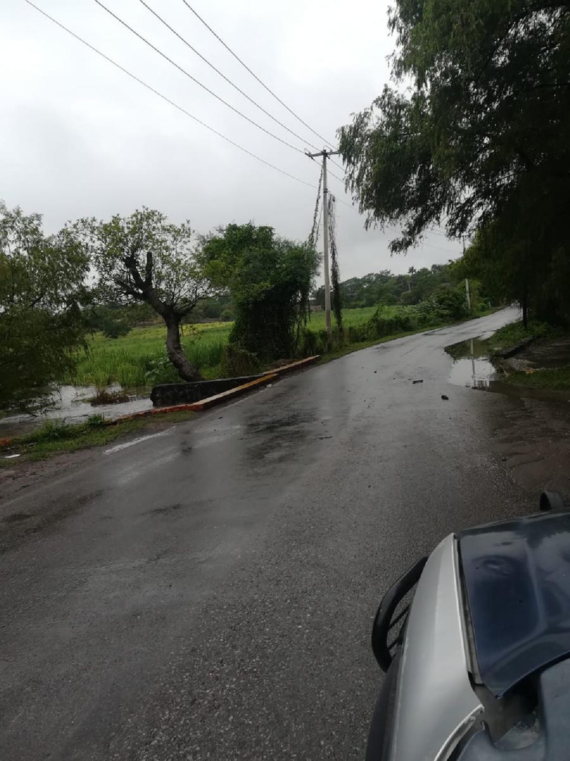 Alertan por las lluvias en la zona sur