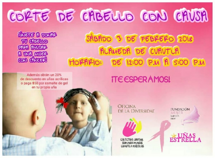 Cuautlenses se suman a la campaña de pelucas oncológicas