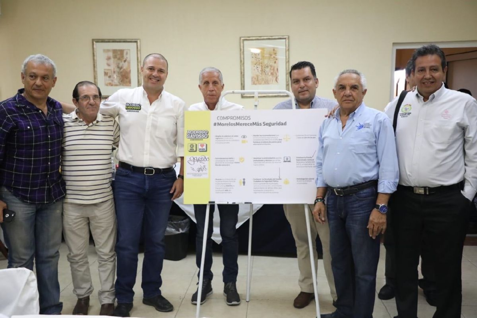 Firma Gayosso compromisos de seguridad