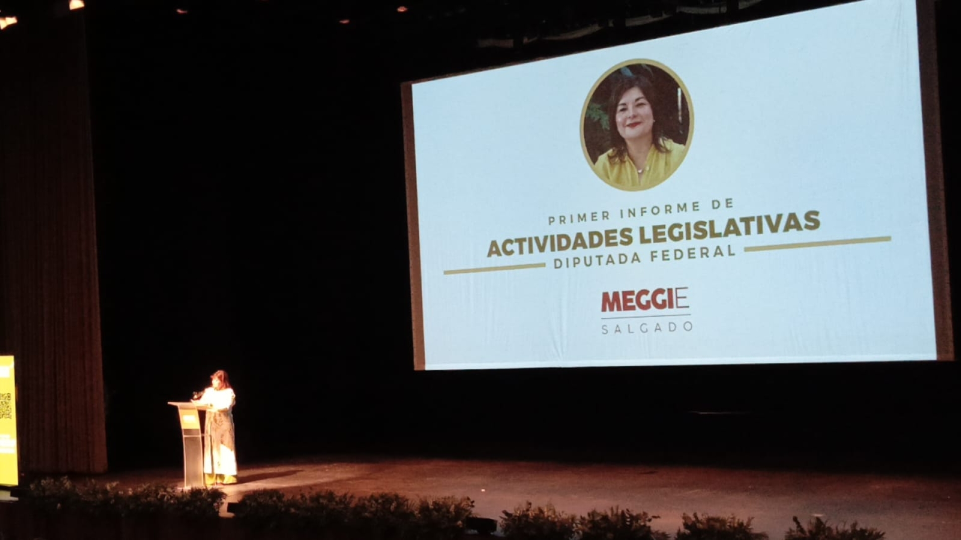 Rinde Meggie Salgado primer informe de actividades legislativas