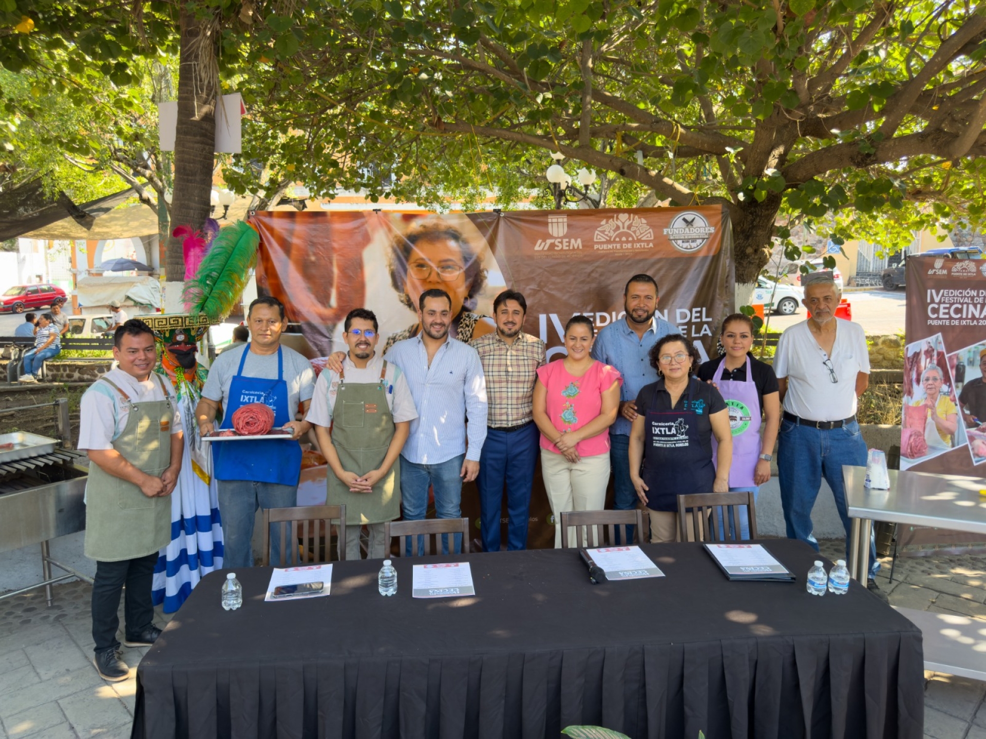 Promueven identidad gastronómica de la zona sur con la 'Feria de la Cecina Ixtleca'