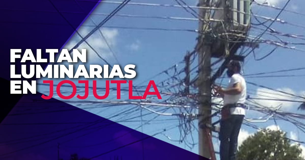 Tiene Jojutla déficit de 20 por ciento en luminarias