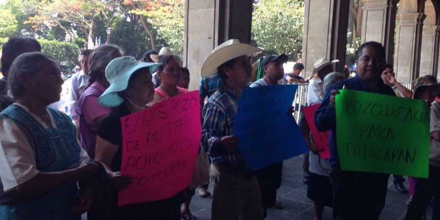 Exige Antorcha Campesina al gobierno estatal la perforación de pozos de agua en Totolapan y Yecapixtla