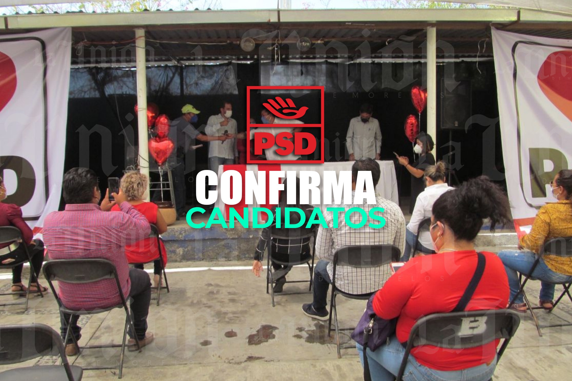 Confirma el PSD a sus candidatos a las alcaldías de Tlaquiltenango y Jojutla