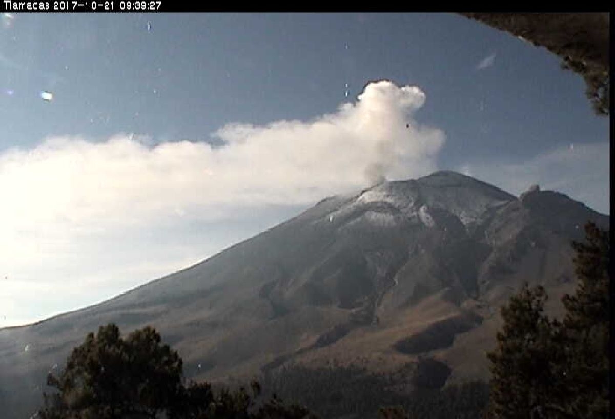 Sin afectaciones por caída de ceniza en Tetela del Volcán: PC