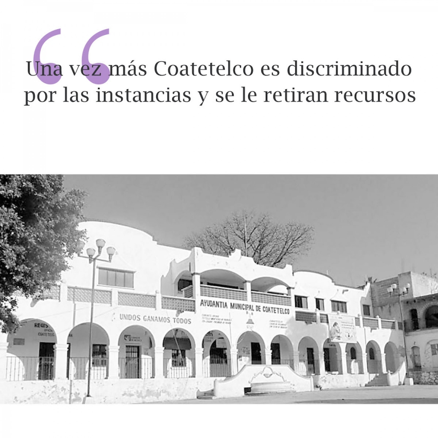 Coatetelco se quedó sin inversión para proyecto de cambio de imagen urbana