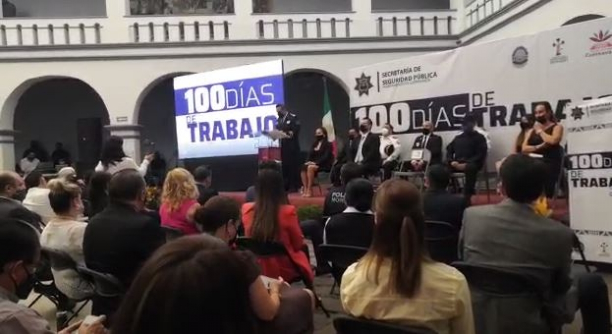 Informe '100 días de trabajo' de la SSP Cuernavaca