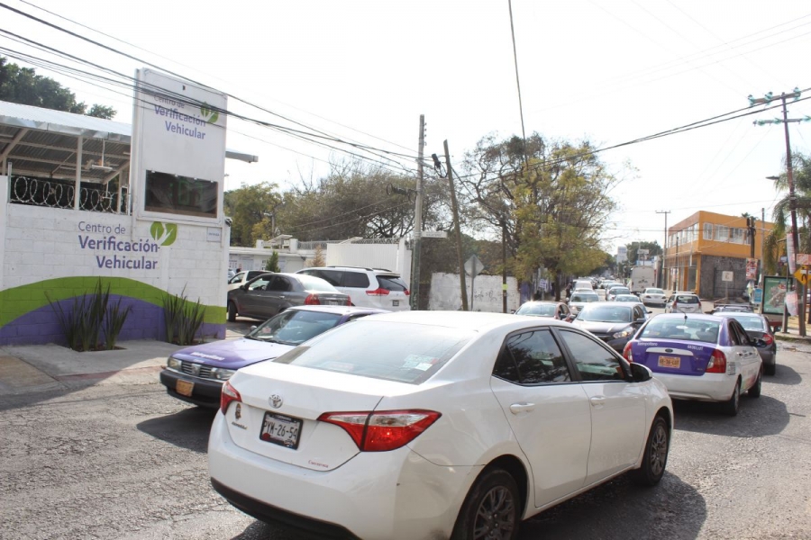 Av. San Diego, bloqueada otra vez por la clientela de verificentro