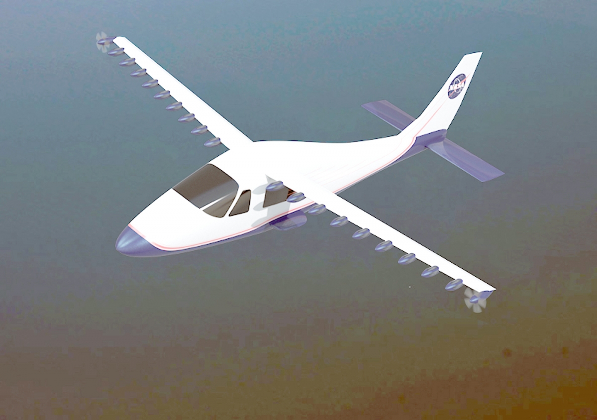 "X-57", el más nuevo avión experimental de la NASA