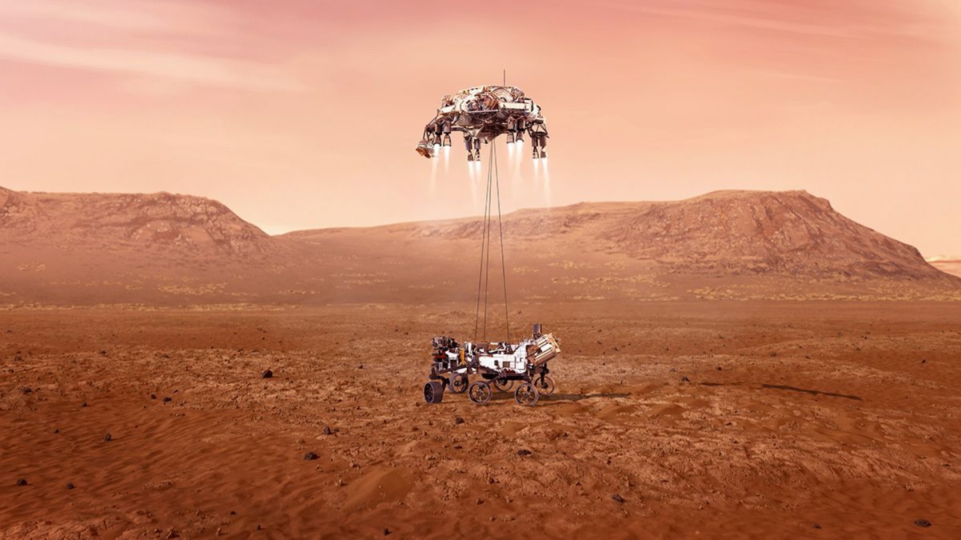 El Rover Perseverance de la NASA envía un adelanto del aterrizaje en Marte