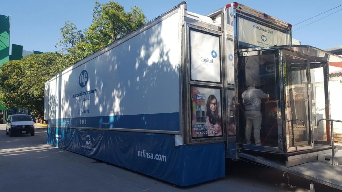 Instala Nafin módulo móvil para capacitación empresarial en municipios afectados por temblor