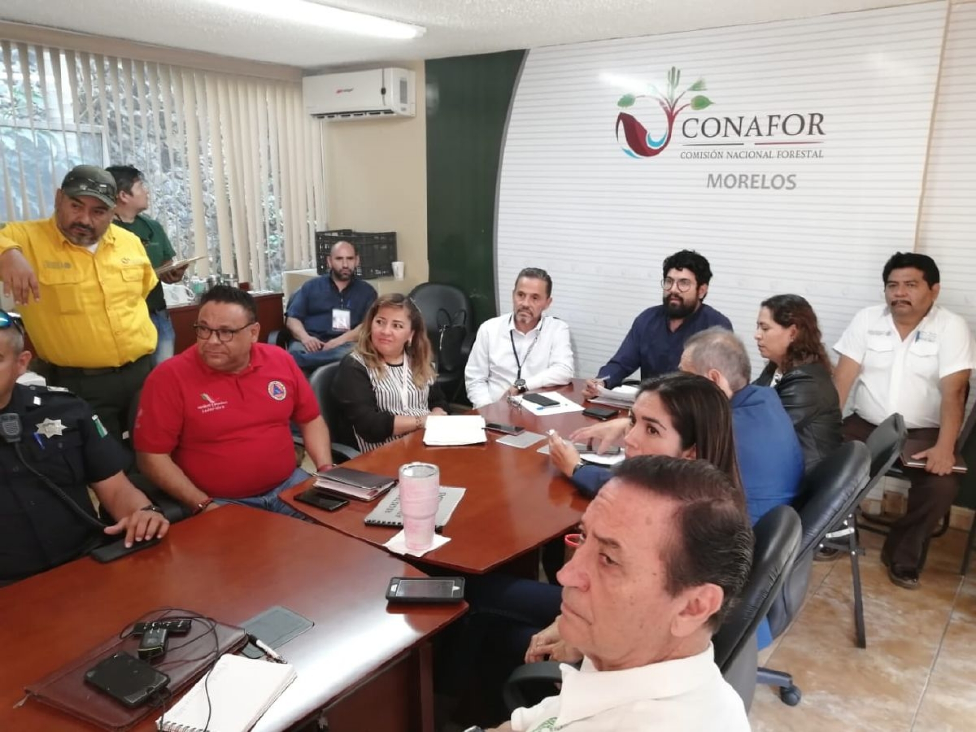 Participa la SPC de Cuernavaca en comité estatal de prevención y combate de incendios forestales