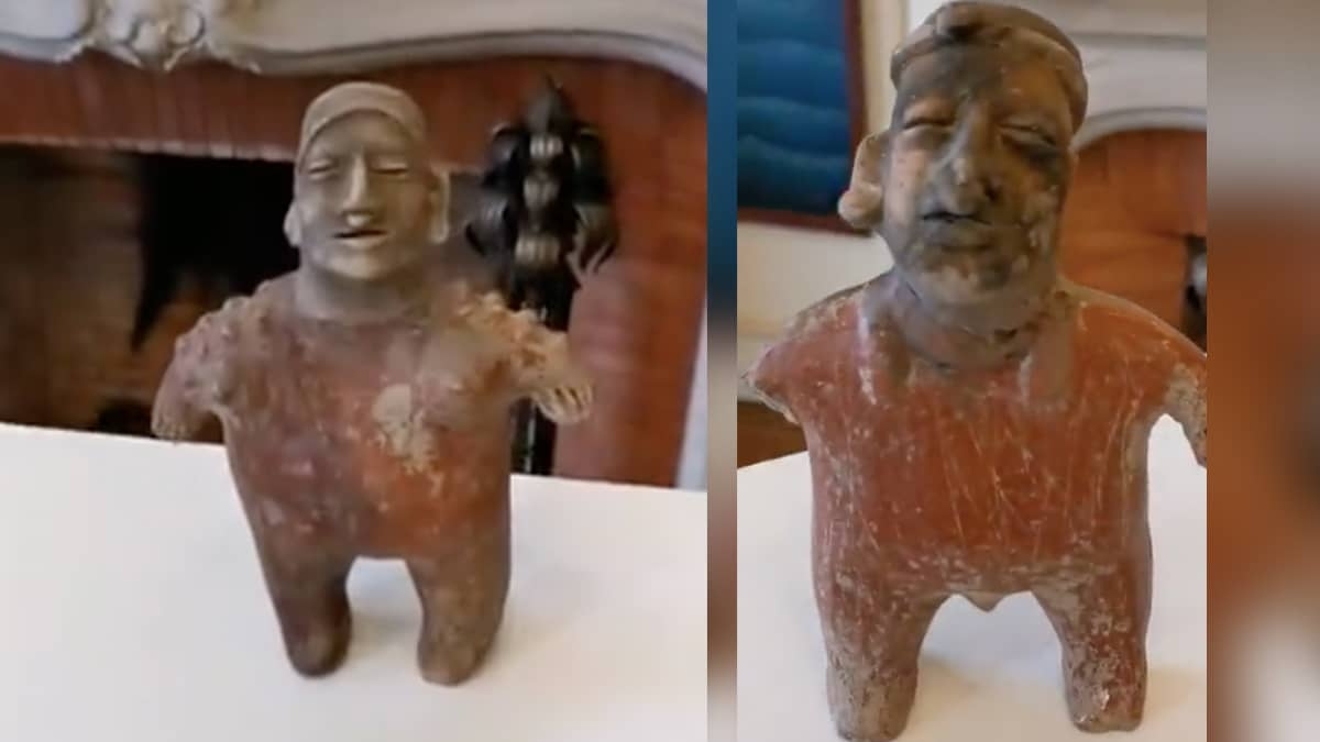 Familia francesa regresó piezas arqueológicas a México
