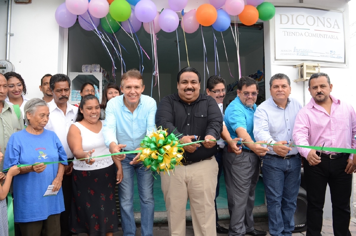 Inauguran cinco tiendas Diconsa en comunidades de Cuautla