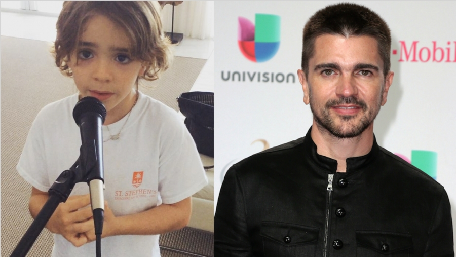 Mira cómo canta el tierno hijo de Juanes
