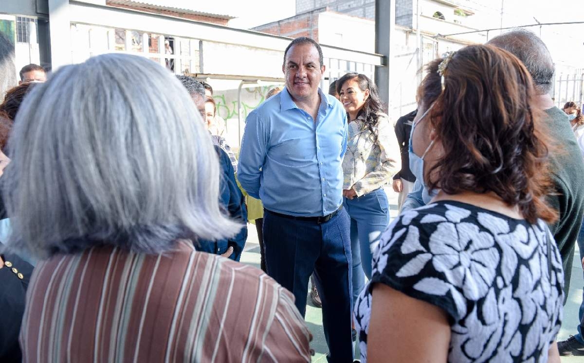 Visita Cuauhtémoc Blanco colonia Satélite de Cuernavaca