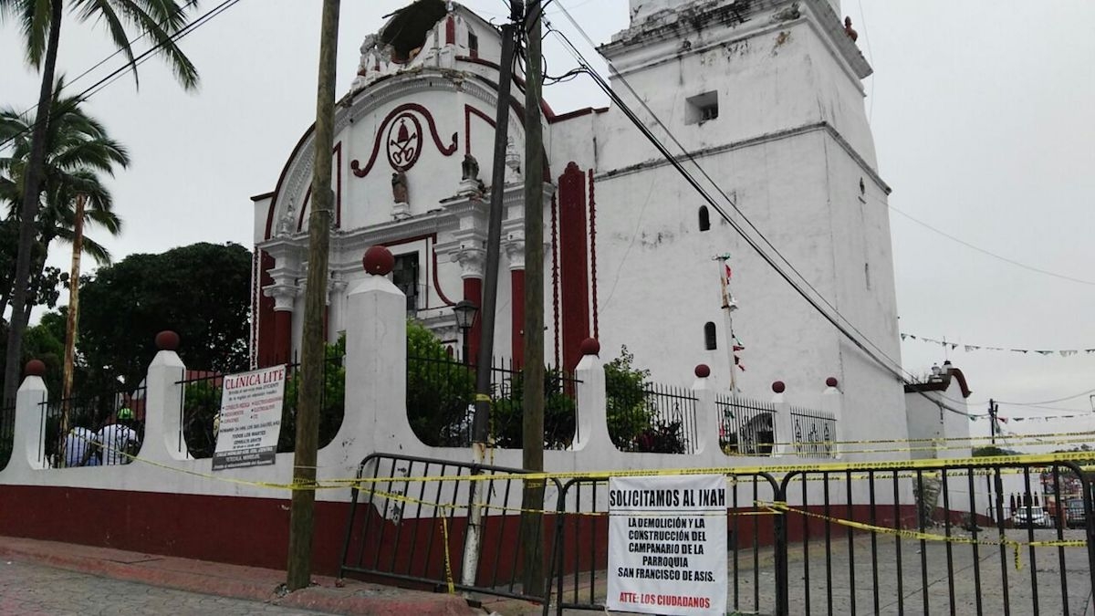 Continúa INAH sin emitir dictamen estructural para iglesia de San Francisco de Asís