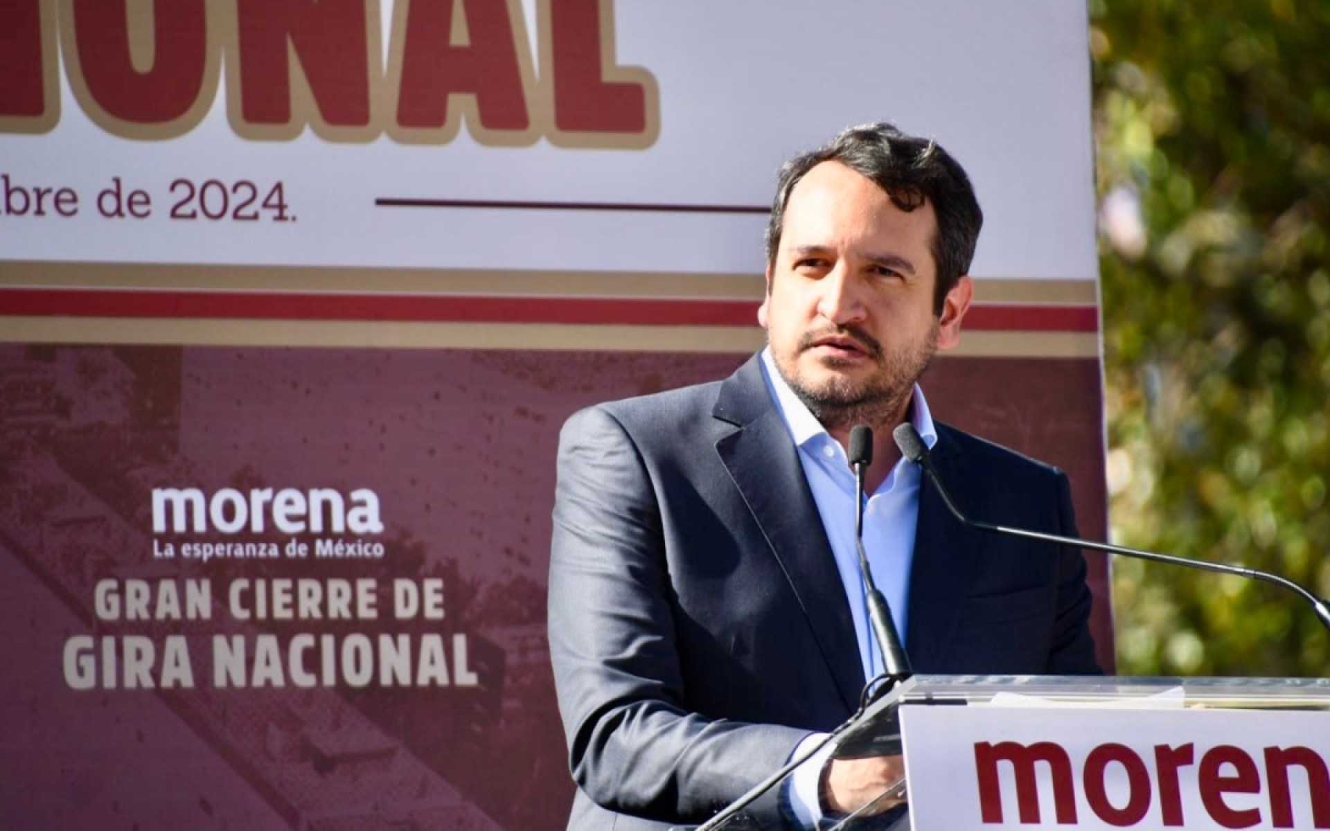López Beltrán pide cuidar 'el legado' de Morena y fortalecer la unidad