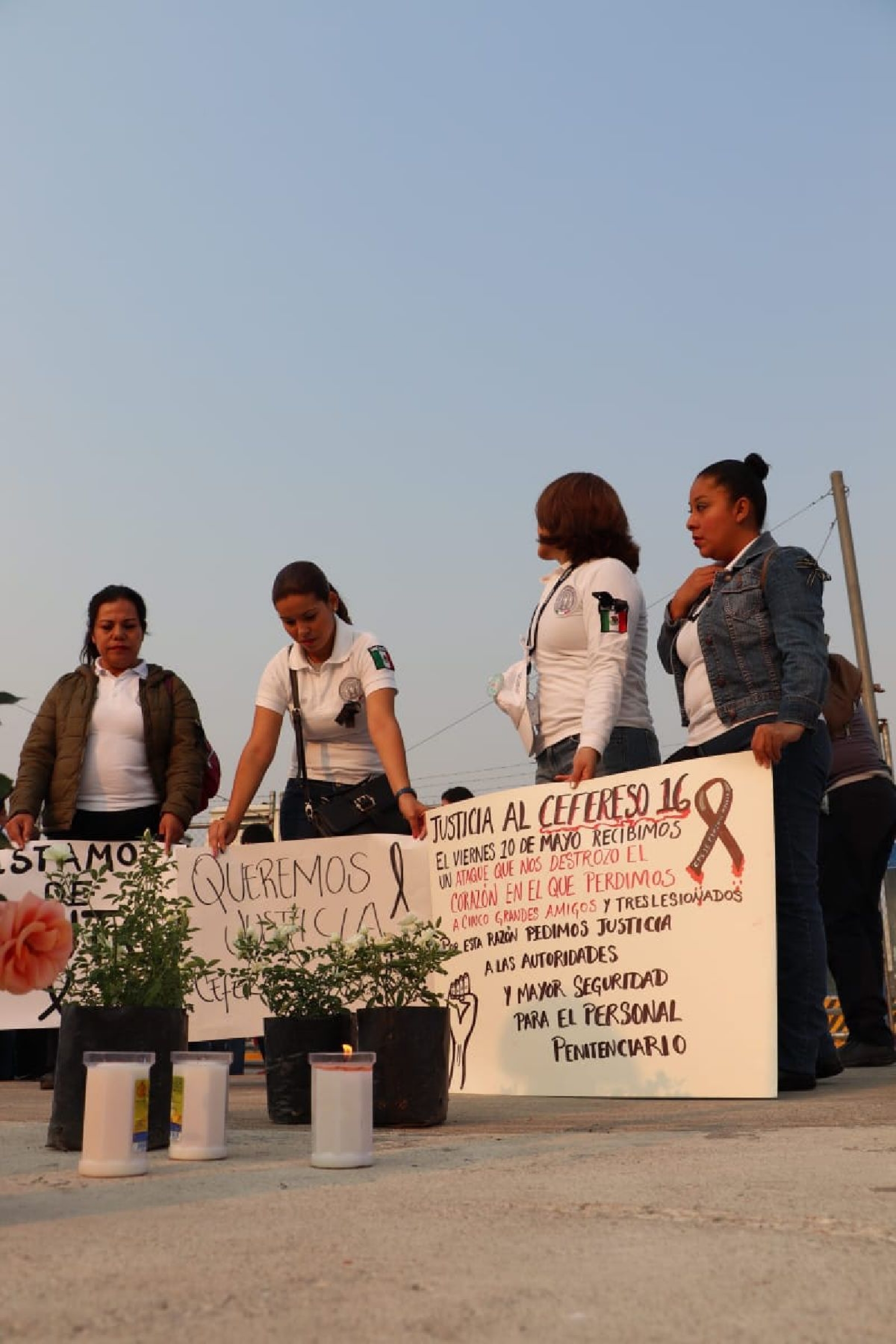Exigen justicia para trabajadores del Cefereso 16 asesinados
