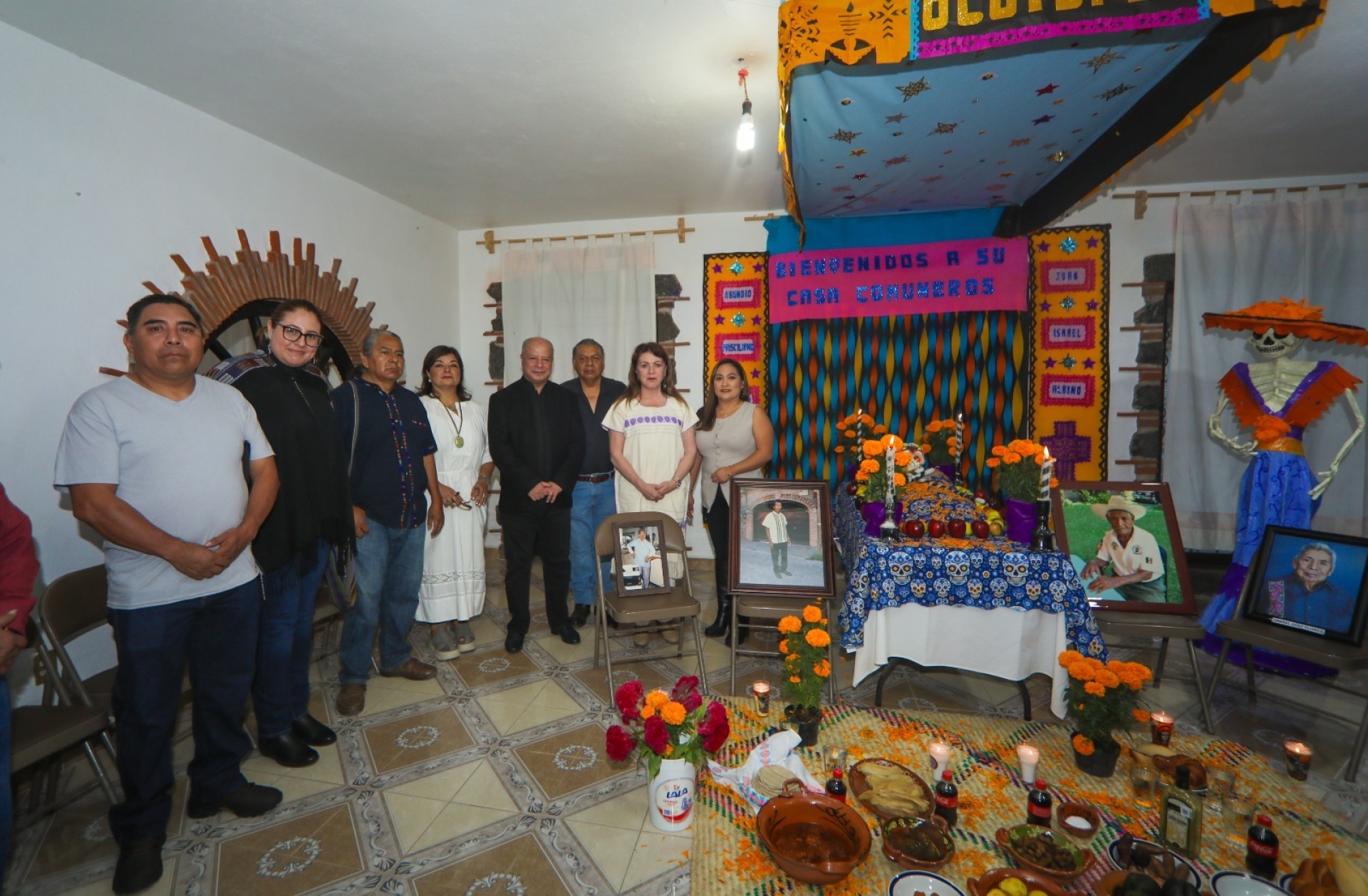 Comparte Margarita González riqueza cultural de 'ofrendas nuevas' de Ocotepec con el embajador de Marruecos