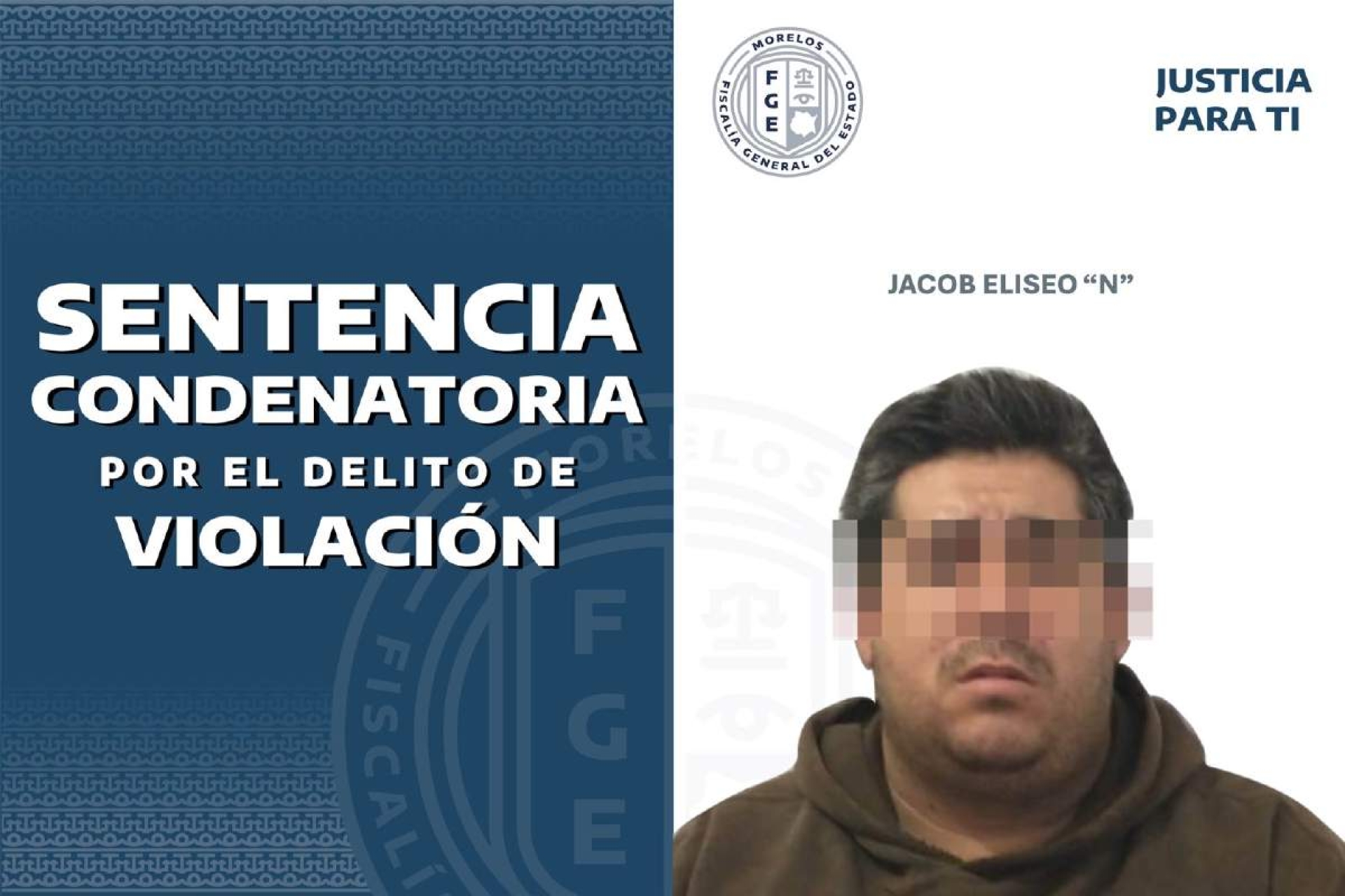 Dan 50 años de prisión a violador