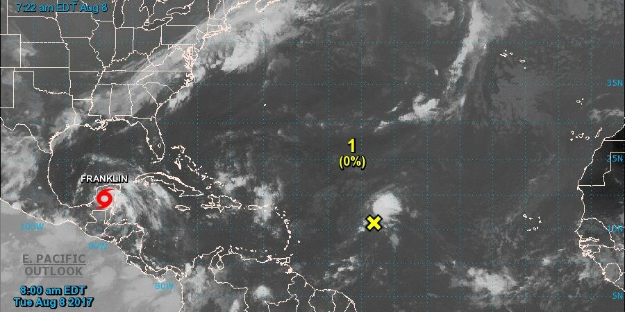 Prevé SMN efectos notorios de tormenta "Franklin" hasta el jueves