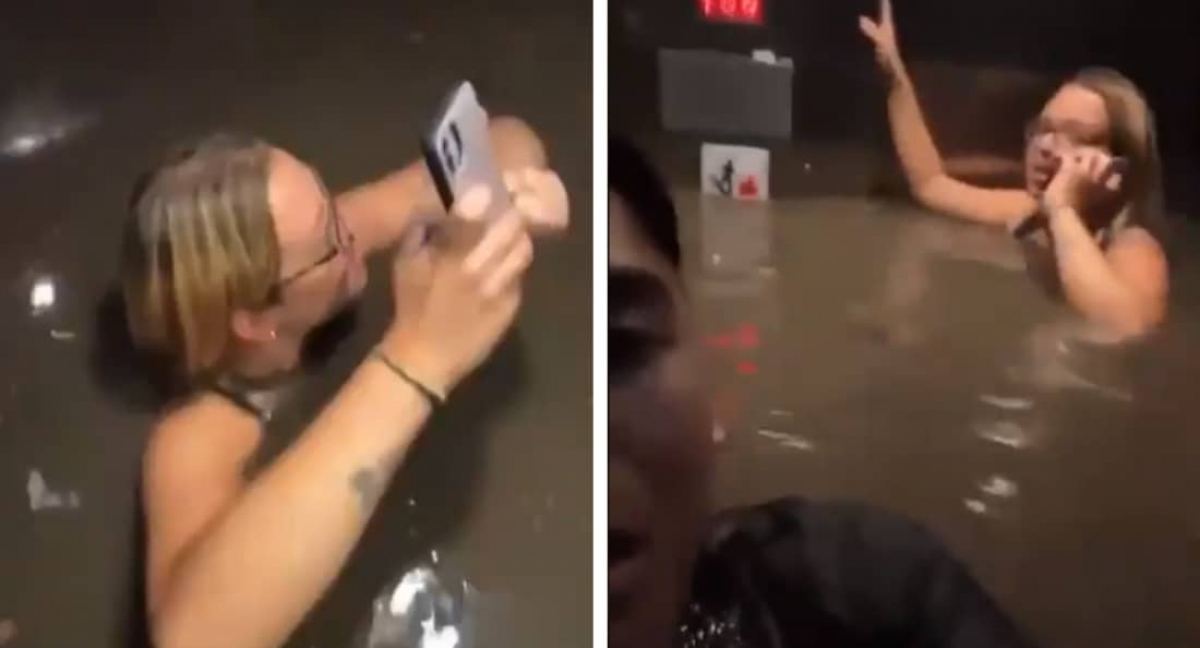 Jóvenes quedan atrapados en un elevador que se inundaba