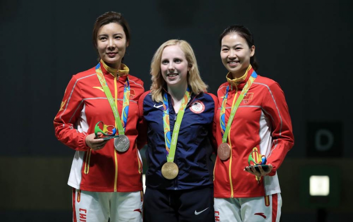 Virginia Thrasher consigue primer oro de JO