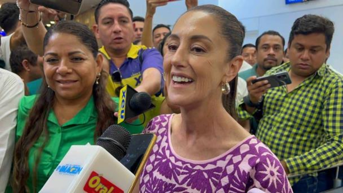 Llega Claudia Sheinbaum a Veracruz