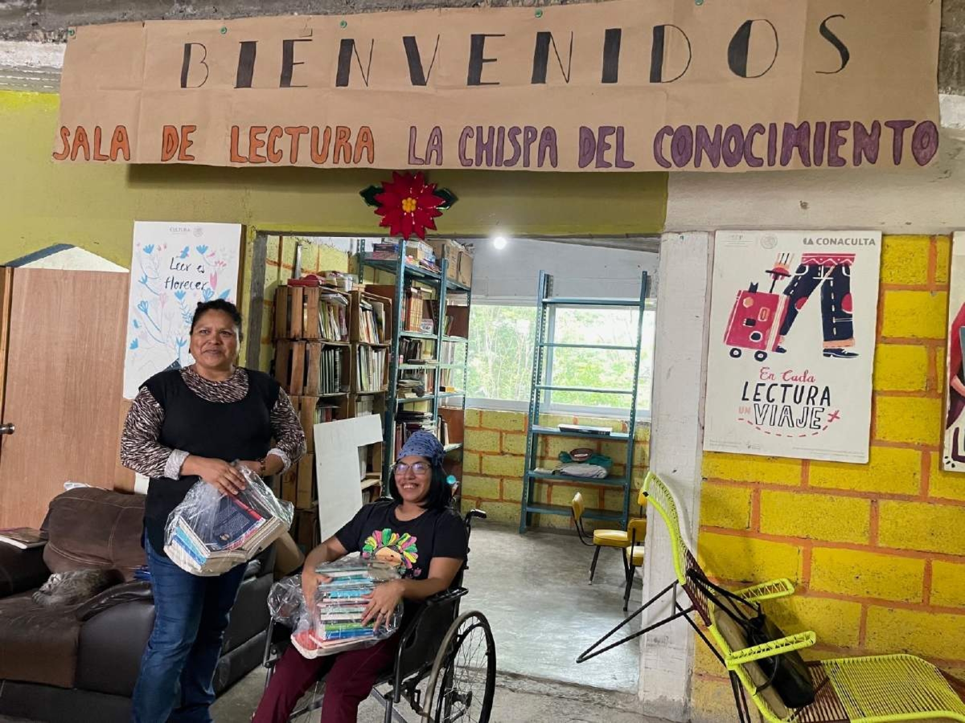 Cumple 14 años la Sala de Lectura de Xicatlacotla