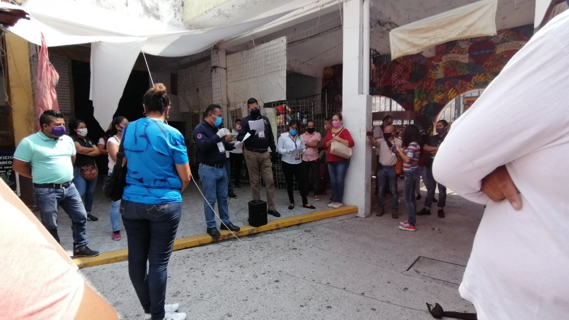 Instruye PC Cuernavaca a comerciantes de plazas respecto a 'Regreso al trabajo seguro'