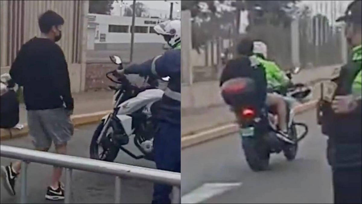Policía ayuda a que estudiante llegue a tiempo a su examen