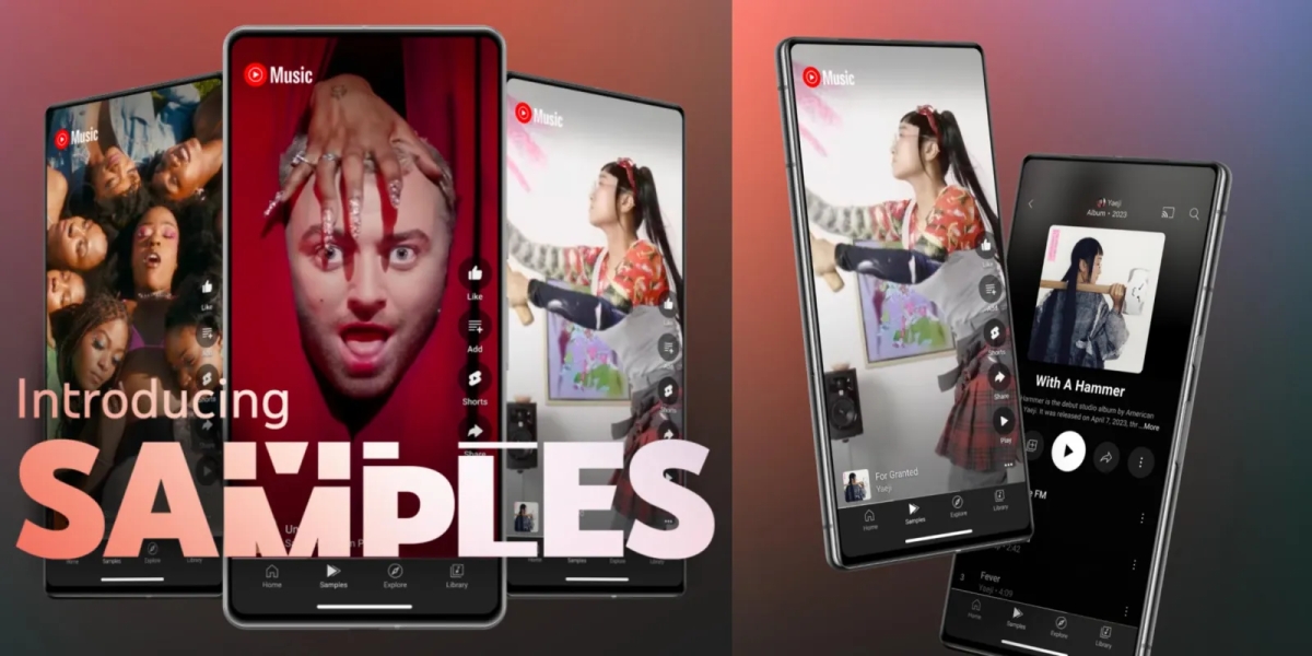 'Samples': Descubre música en vertical con YouTube Music