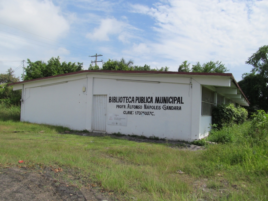 Por el riesgo que representaba, se cambia de sede biblioteca de Tlaquiltenango