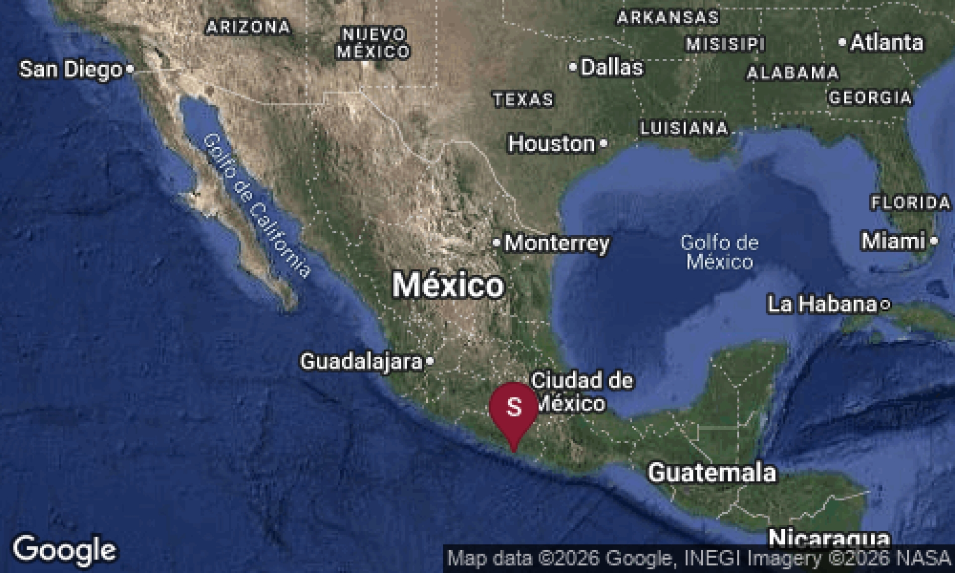 Sin eventualidades tras sismo de magnitud 6.5 en Guerrero: CEPCM