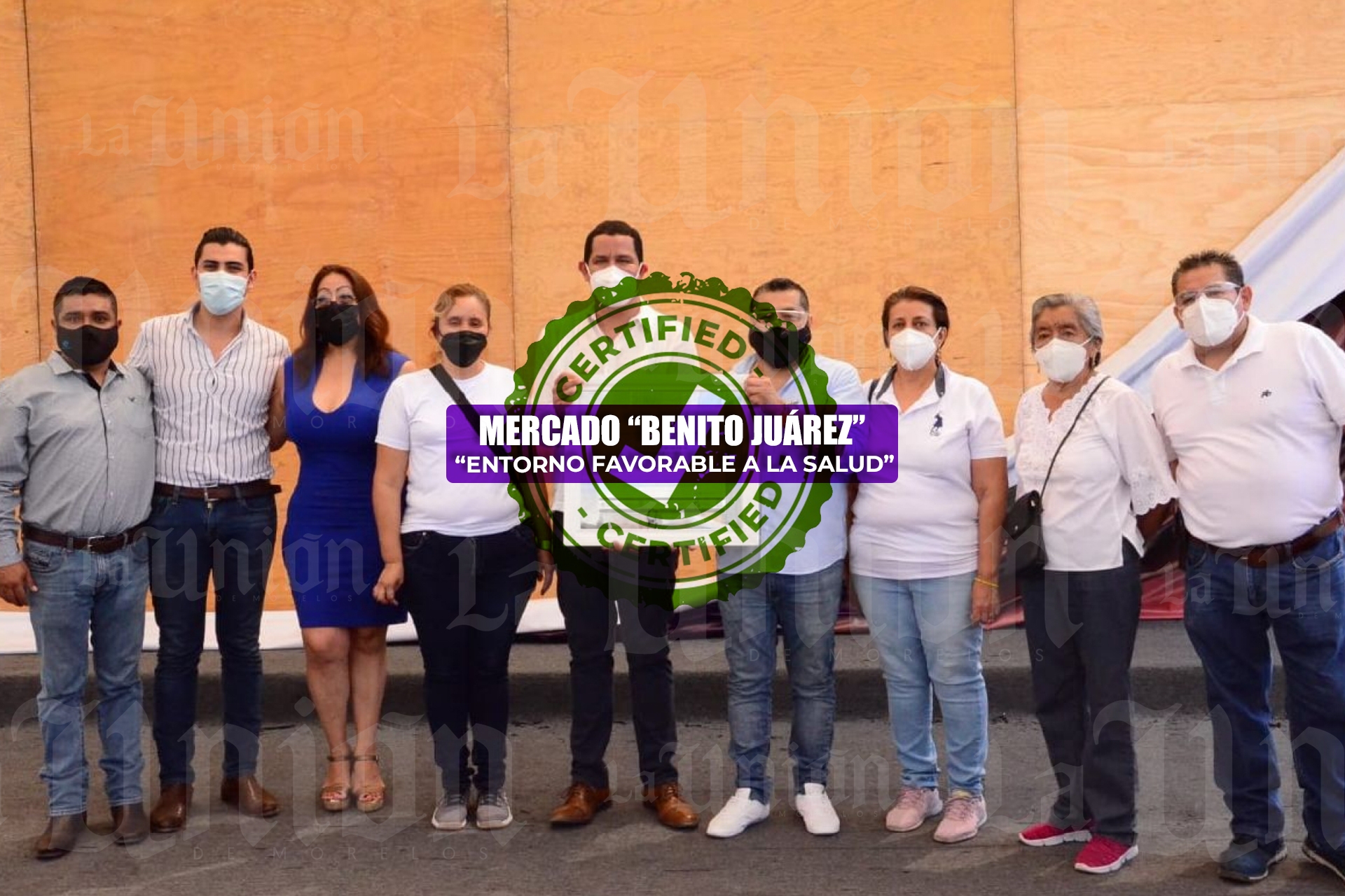 Recibe mercado BJ de Jojutla certificación de “Entorno Favorable a la Salud”