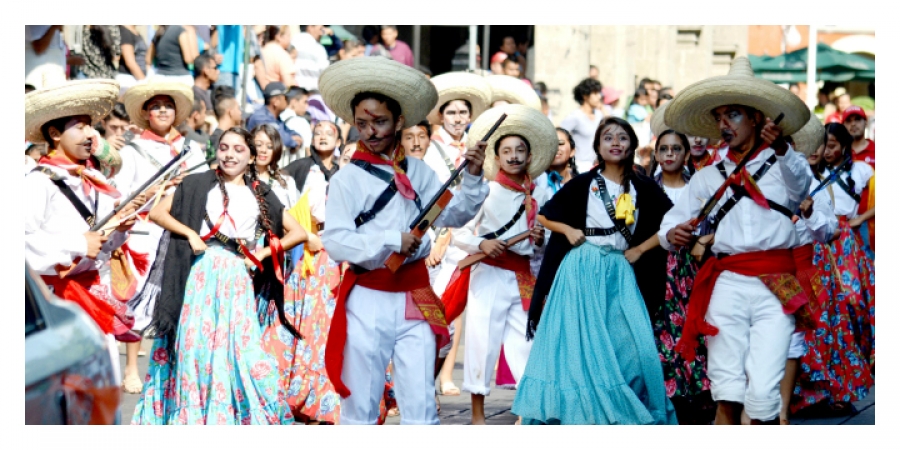 Realizan en Cuernavaca el desfile conmemorativo de la Revolución Mexicana