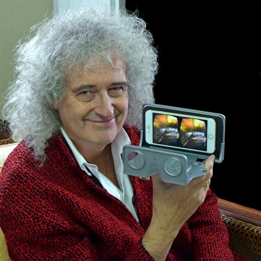 No es broma: Guitarrista de Queen lanza sus propios visores de realidad virtual