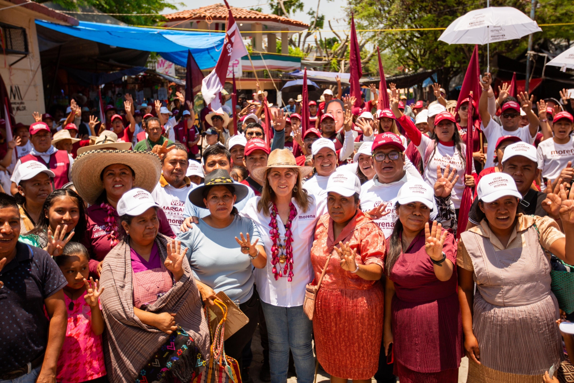 'Haremos justicia social a pueblos indígenas de Morelos': Margarita González Saravia