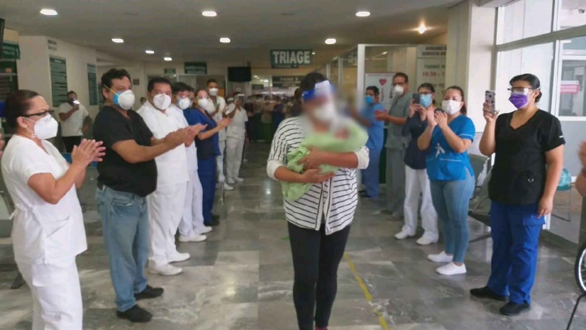 Primer bebé recuperado de covid-19 en el IMSS Morelos
