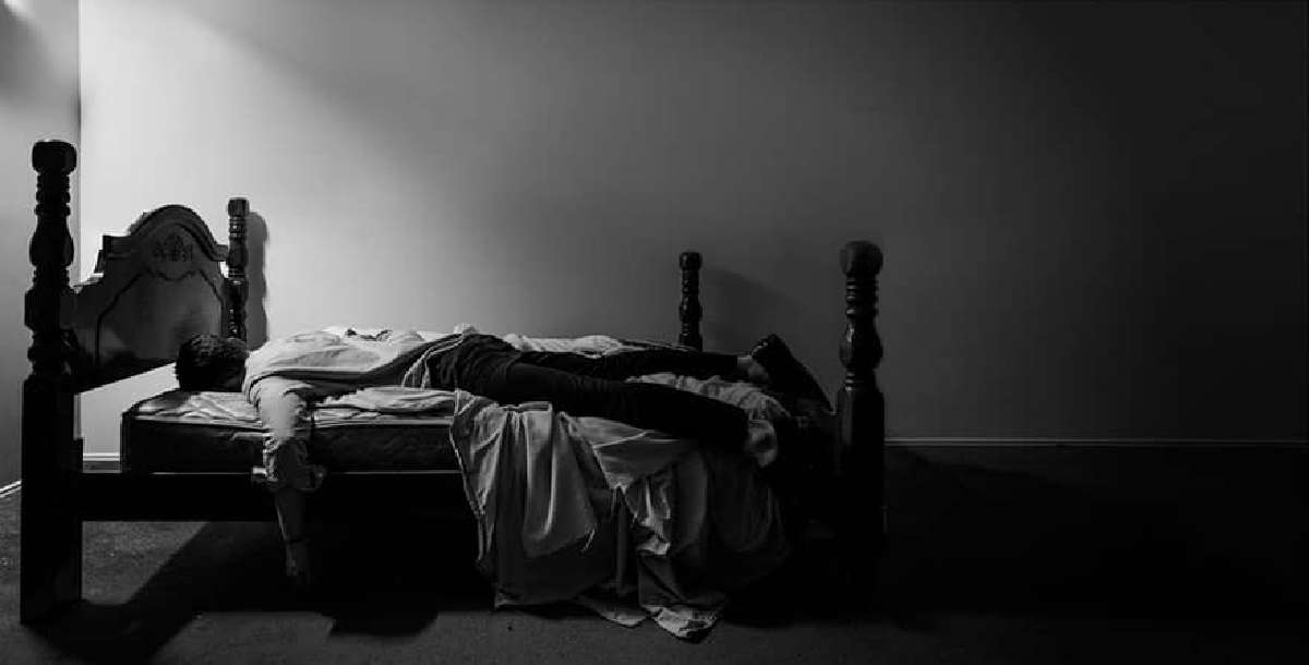 Un hombre que duerme
