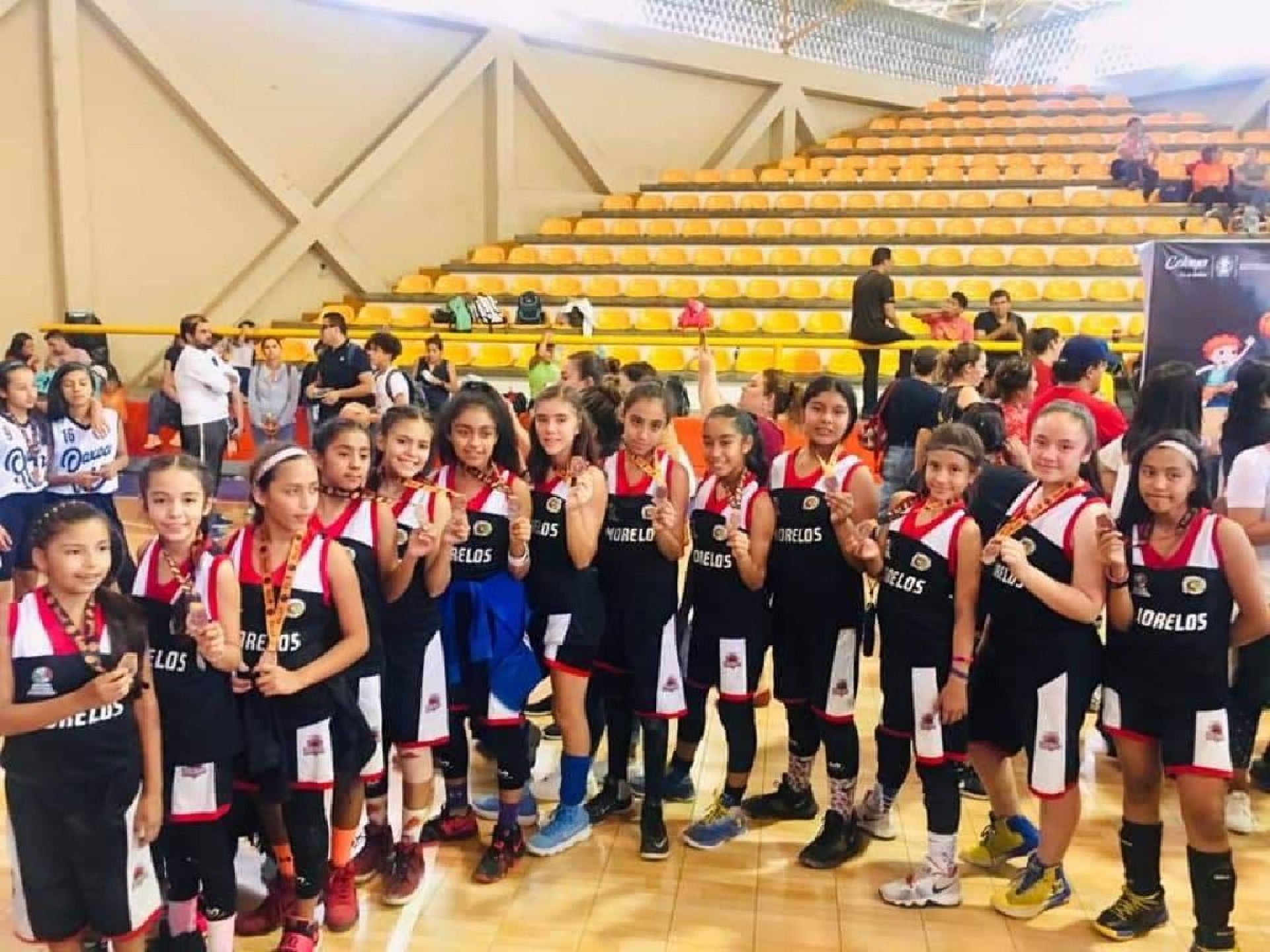 Morelos gana segundo lugar en el Campeonato Nacional de Basquetbol Micro e Infantil