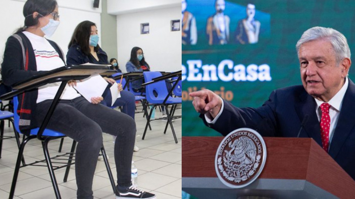 'Vamos a cuidar a niñas y niños en regreso a clases', dice AMLO sobre COVID-19