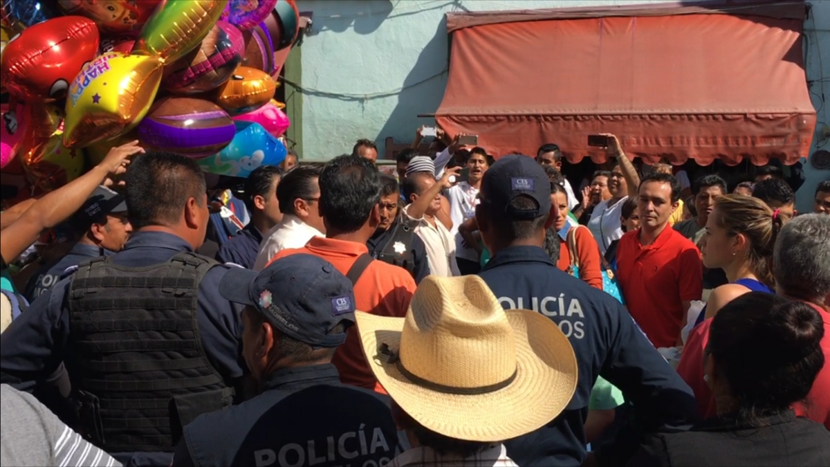 Inició operativo contra ambulantaje en el zócalo de Cuautla