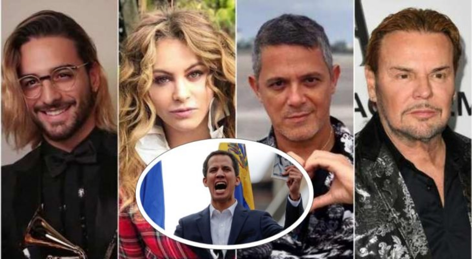 Maná, Paulina Rubio, Alejandro Sanz y Maluma darán concierto en apoyo a Juan Guaidó en Colombia
