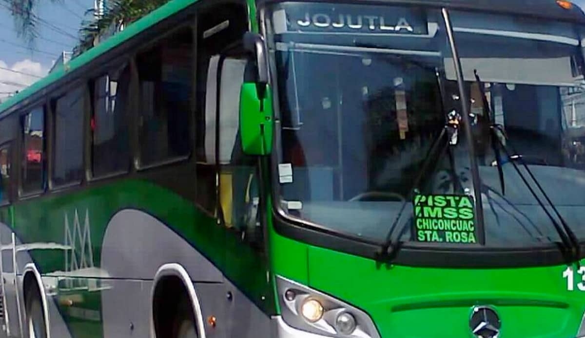 Asaltan un autobús en Santa Rosa Treinta