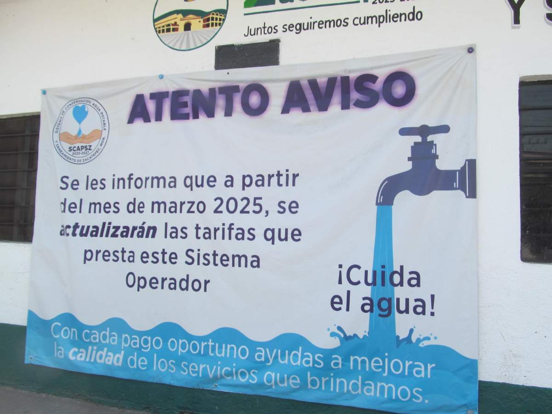 Se quejan de incremento a tarifa del agua en Zacatepec