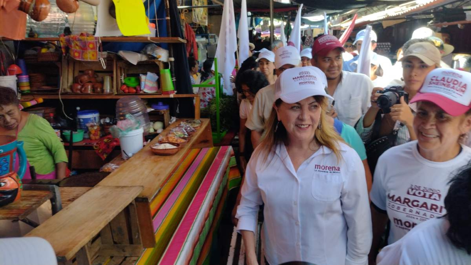 Reafirma Margarita González presencia en un debate