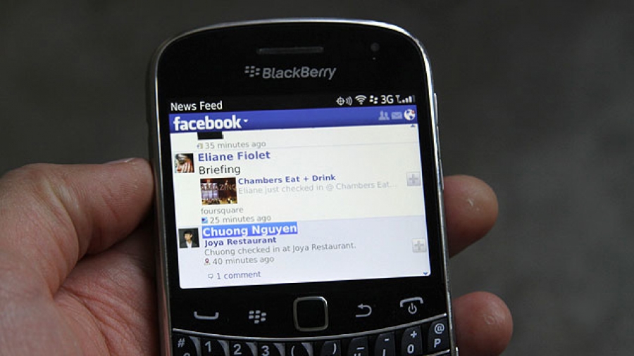Facebook retirará su app de BlackBerry a finales de este mes
